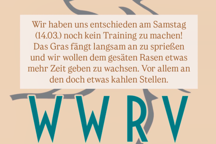 Training am 14.03.2026